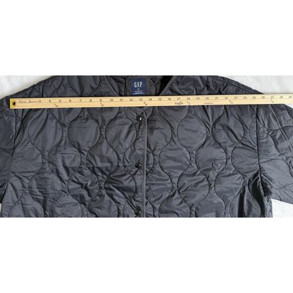 Gap Quilted Lghtweight Jacket Primaloft Water Resistant Black Size XL NWT - Picture 9 of 12